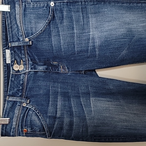 Husdon size 27 Collin Skinny mod rise flap pocket womens jeans made in the USA - Picture 7 of 10